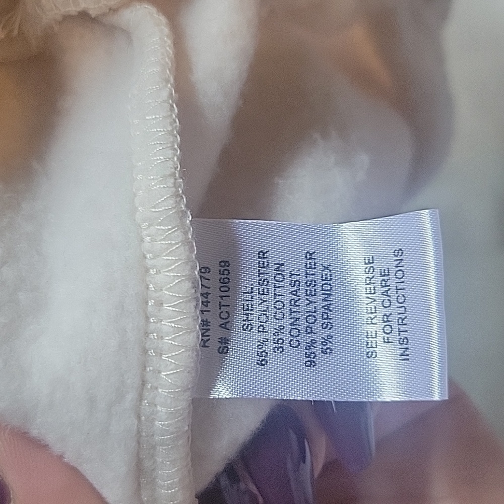 Cream Half-Zip Pullover - Picture 3 of 4